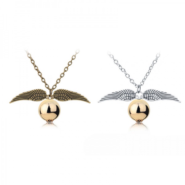 Harry Potter Golden Snitch Inspired Necklace